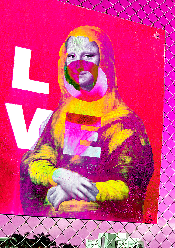 "Love Mona" - Digital art by Ronny Fischer